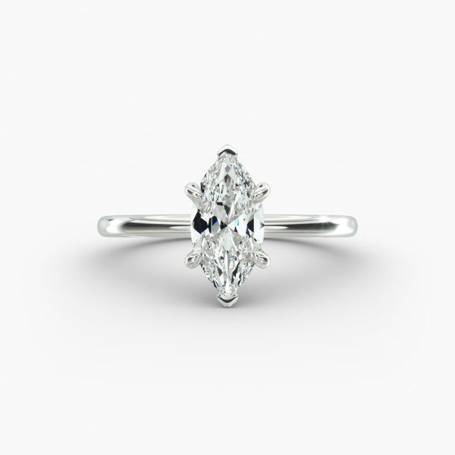 ANILLO DE COMPROMISO diamante marquise 1 ct