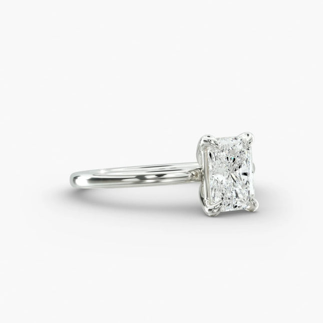 ANILLO DE COMPROMISO diamante radiante 1 ct