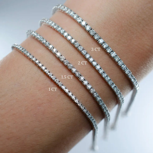 PULSERA TENNIS 2 CT DIAMANTES