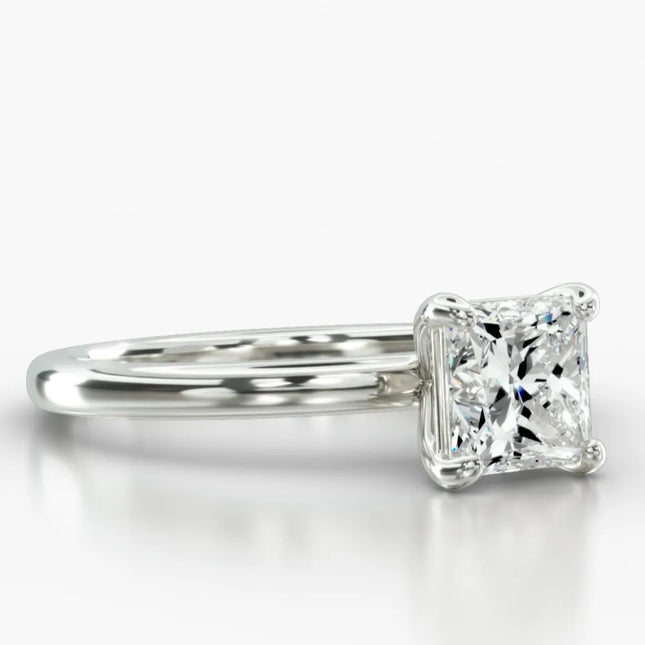 ANILLO DE COMPROMISO Diamante princesa 1 ct