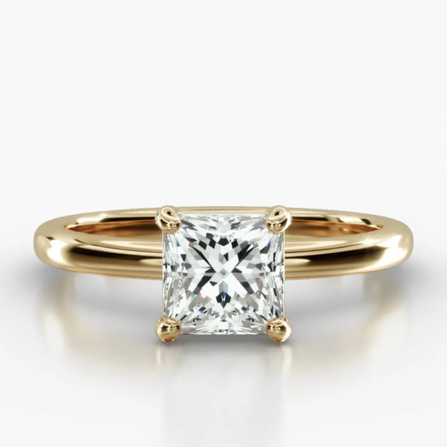 ANILLO DE COMPROMISO Diamante princesa 1 ct