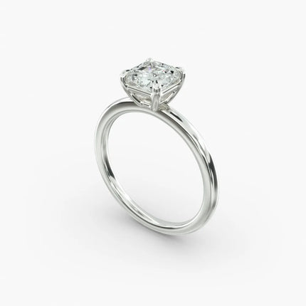 ANILLO DE COMPROMISO diamante asscher 1 ct