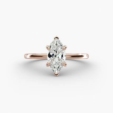 ANILLO DE COMPROMISO diamante marquise 1 ct