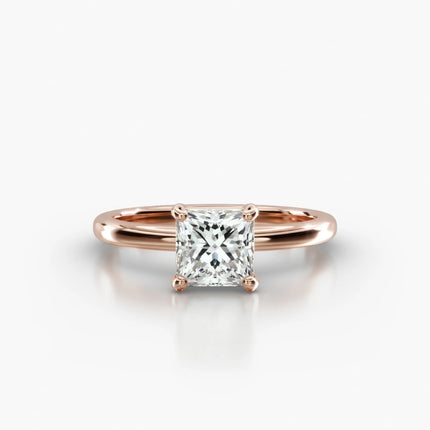 ANILLO DE COMPROMISO Diamante princesa 1 ct