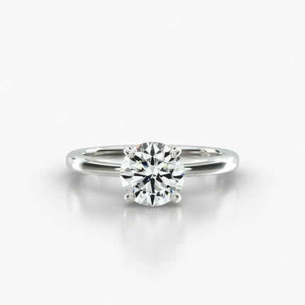ANILLO DE COMPROMISO Diamante redondo 1 ct