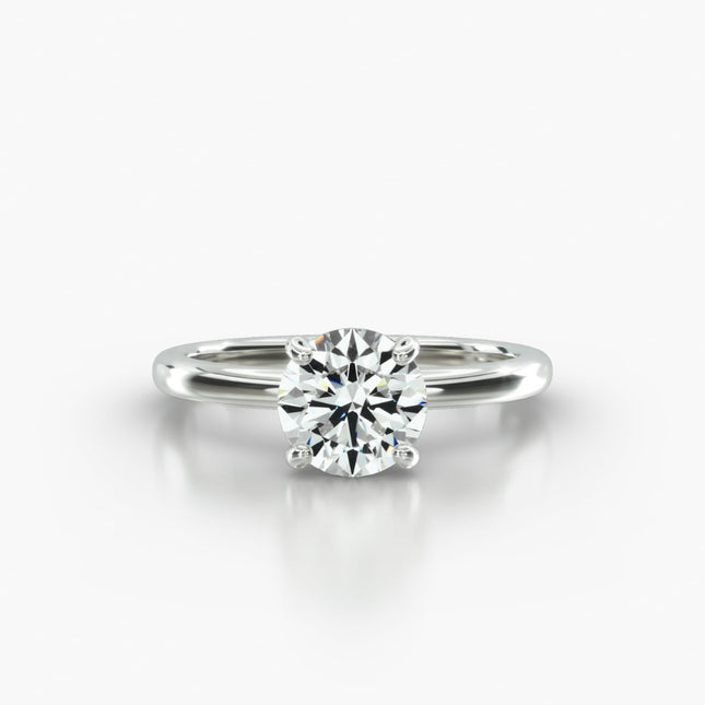 ANILLO DE COMPROMISO Diamante redondo 1 ct