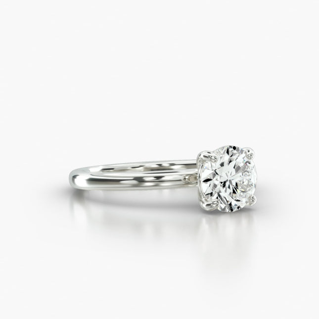 ANILLO DE COMPROMISO Diamante redondo 1 ct