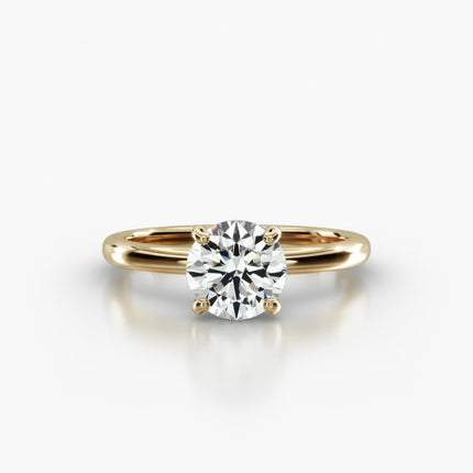 ANILLO DE COMPROMISO Diamante redondo 1 ct