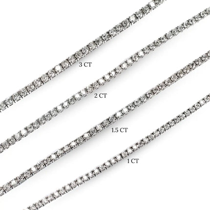 PULSERA TENNIS 1 CT DIAMANTES