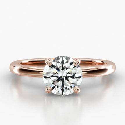 ANILLO DE COMPROMISO Diamante redondo 1 ct