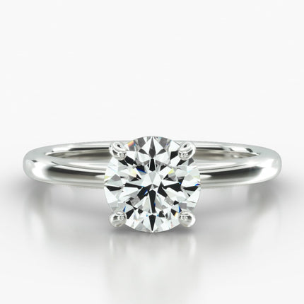 ANILLO DE COMPROMISO Diamante redondo 1 ct