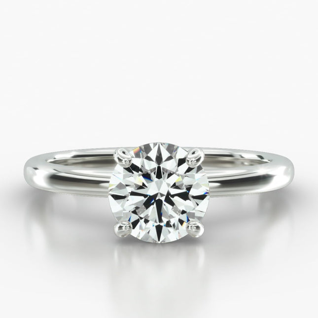 ANILLO DE COMPROMISO Diamante redondo 1 ct