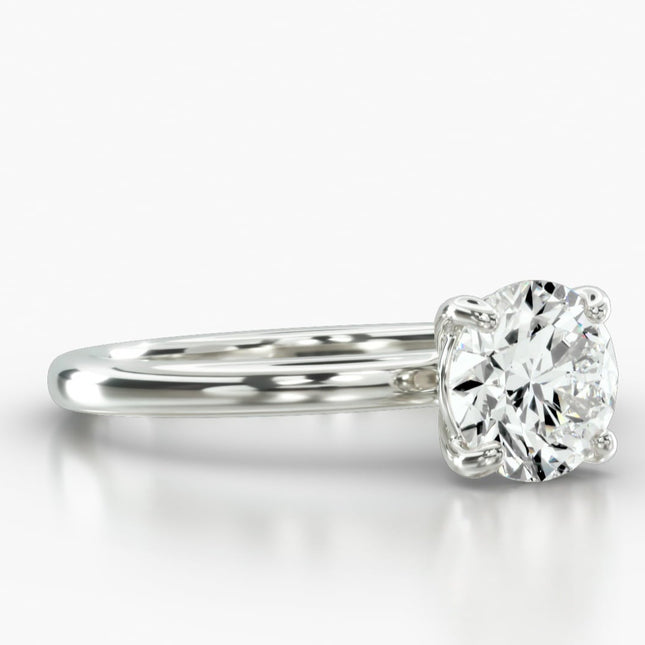 ANILLO DE COMPROMISO Diamante redondo 1 ct