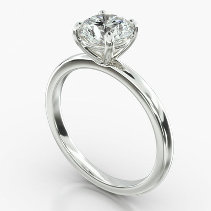 ANILLO DE COMPROMISO Diamante redondo 1 ct
