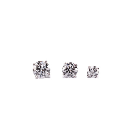 STUDS DE DIAMANTES DE LABORATORIO 2 ctw